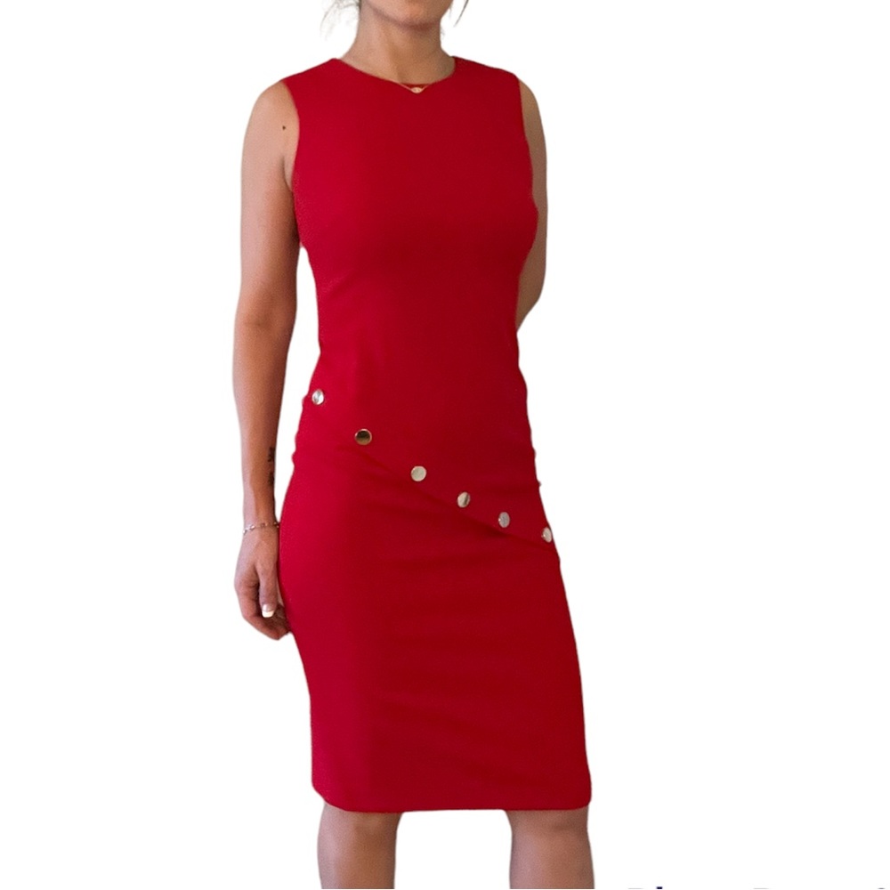 Red Midi Dress